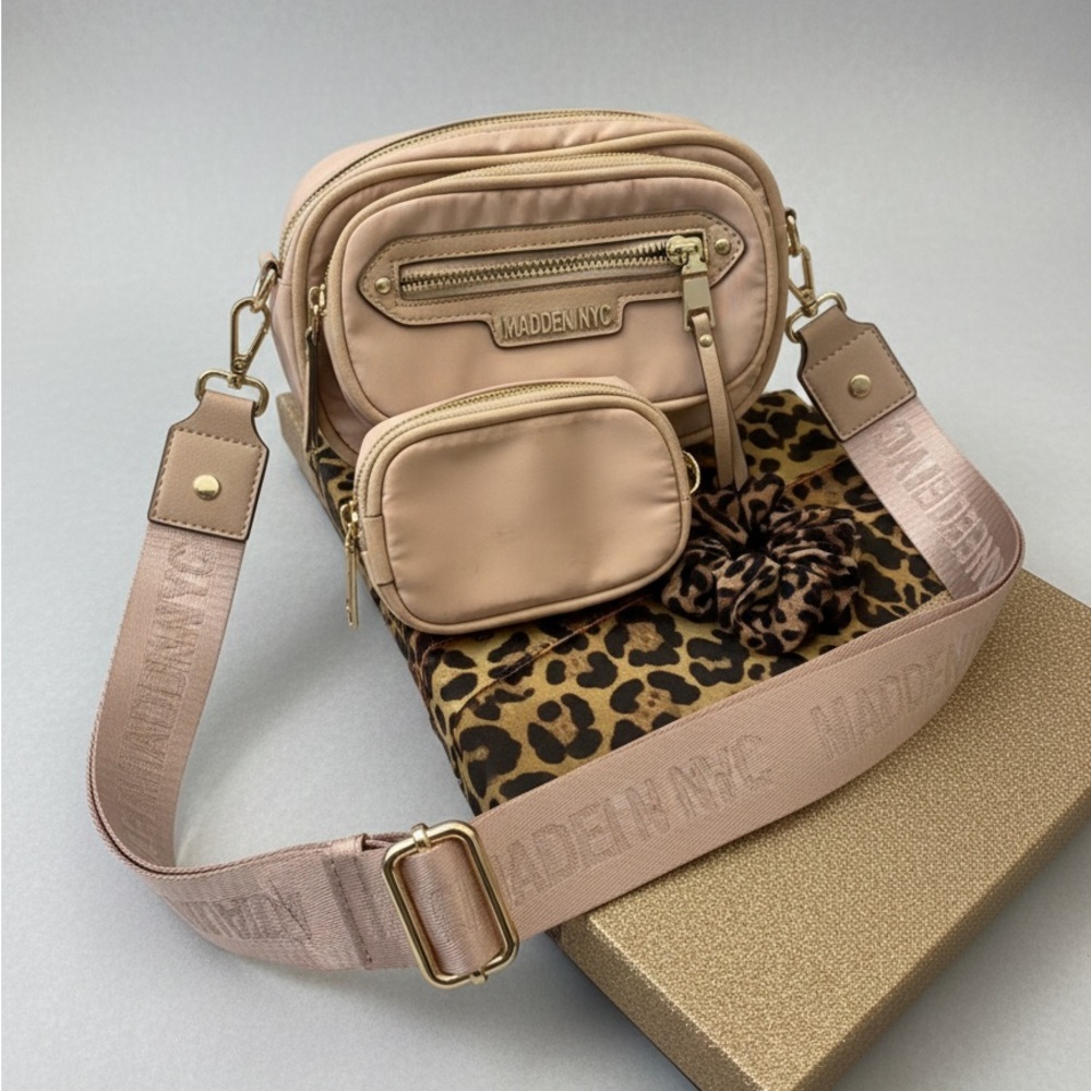 Madden NYC Blush Crossbody Bag Set